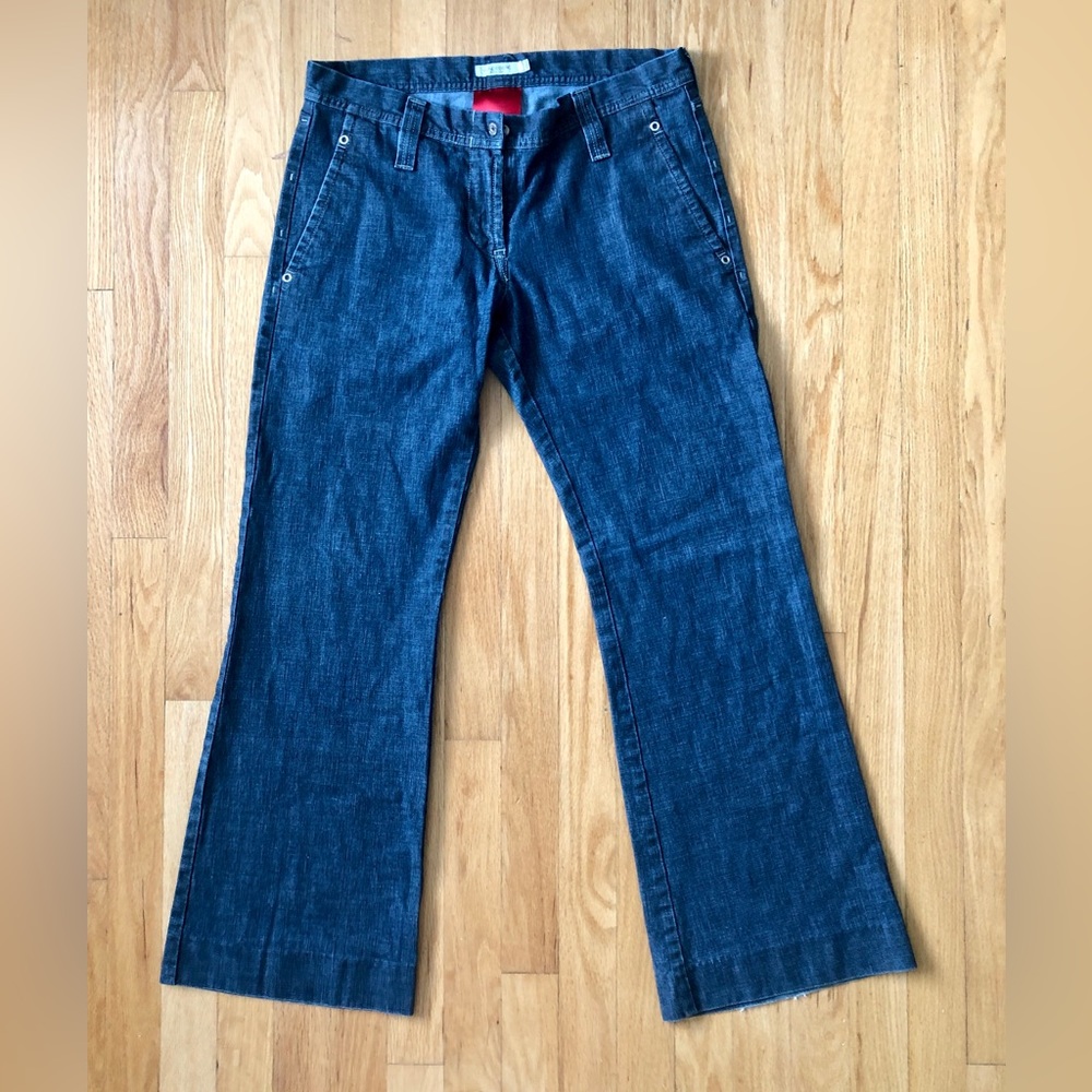 J. Lindeberg flare jeans with snap pockets Size:30 Vintage look Rare